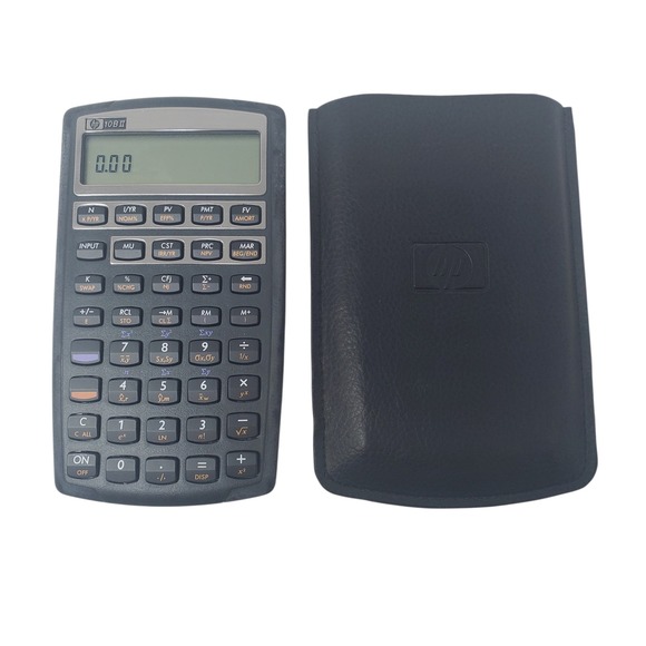 HP Other - HP 10BII Financial Calculator with Protective Leather Case